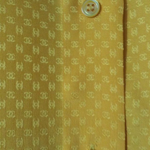 Chanel Blouse Size 4 Gold - Picture 2 of 7